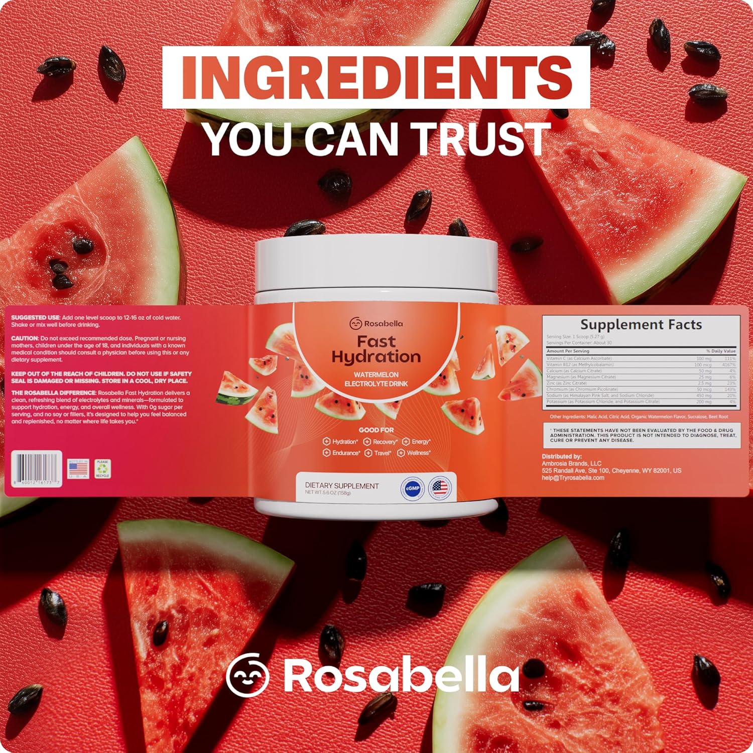 Rosabella Electrolyte Drink Powder - Image 6