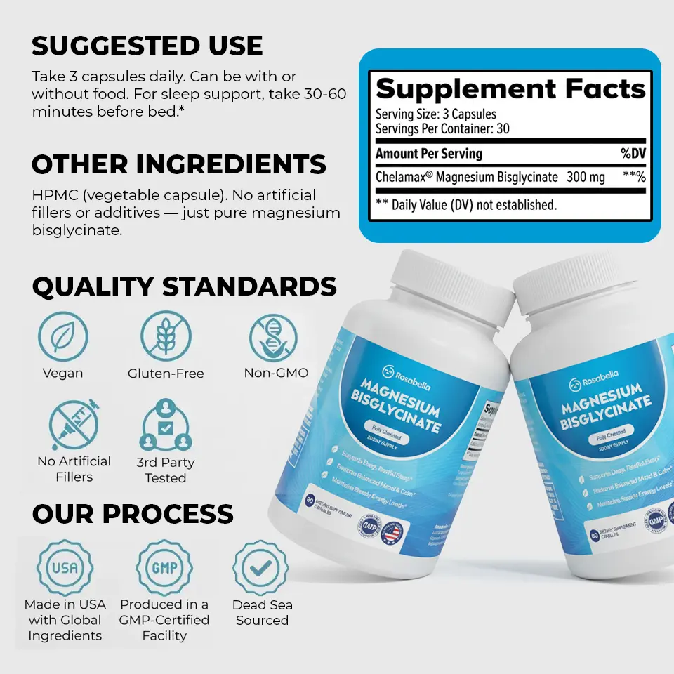 Rosabella Magnesium Capsules BOGO - Image 6