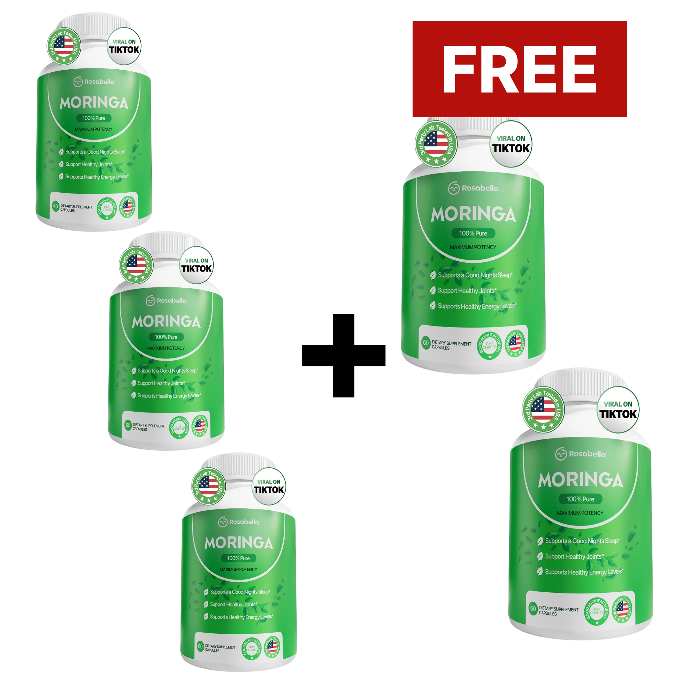 Rosabella Moringa Powder Capsules- - Image 8