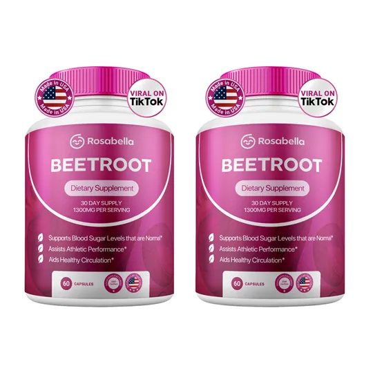 Rosabella Organic Beetroot Capsules (1300mg) for Blood Flow & Heart Health - Image 7